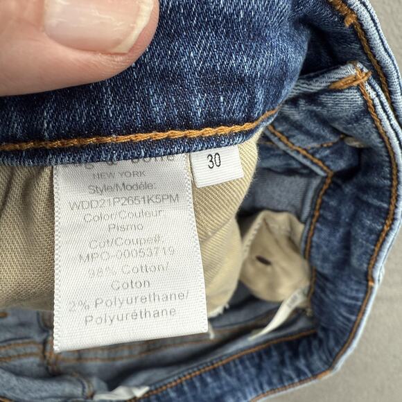 Rag & Bone Jeans Womens 30 Blue Cate Mid-Rise Ankle Skinny Denim Stretch Zip Fly - Picture 5 of 11